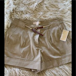 Michael Kors khaki shorts NWT size 8